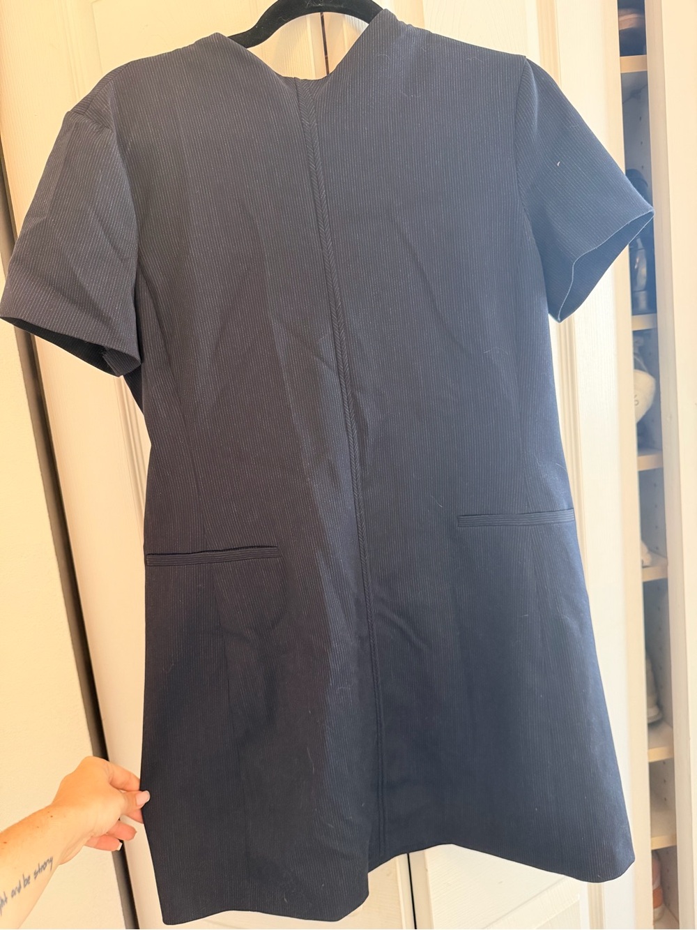 Zara Navy Short-Suit Dress